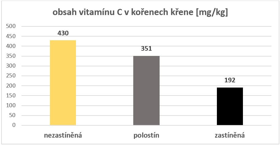 Pokusné pěstování křene selského (Armoracia rusticana) v podmínkách vzrostlého agrolesnického systému